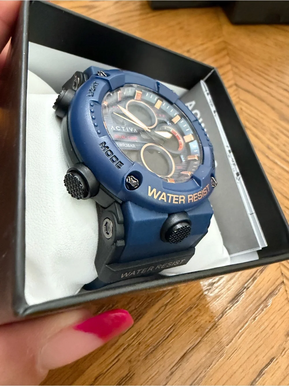 Invicta Activa Navy and Black Sports Watch